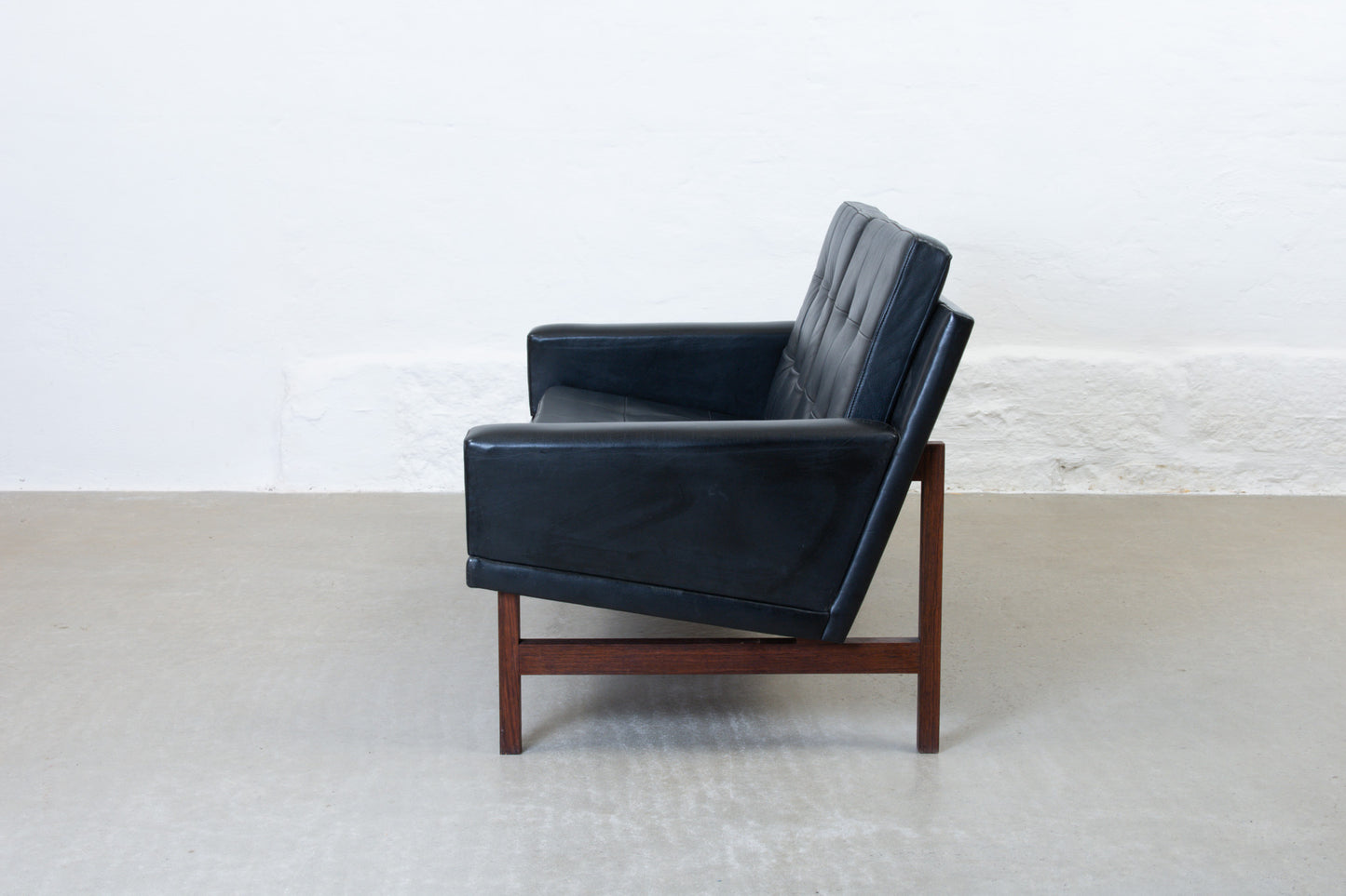 1960s 'Model 160/2' leather sofa by Sven Ellekær