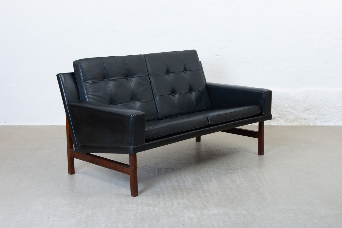 1960s 'Model 160/2' leather sofa by Sven Ellekær