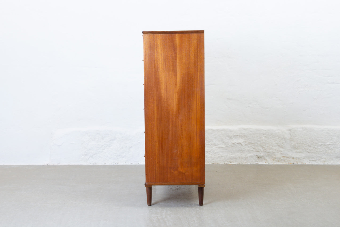 1960s teak chest of six deep drawers