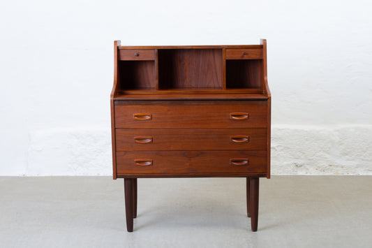 1960s secretary in teak - 102H cm