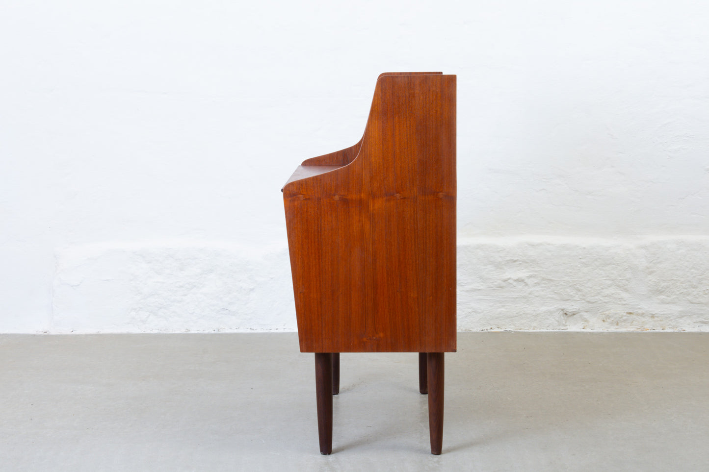 1960s secretary in teak - 102H cm