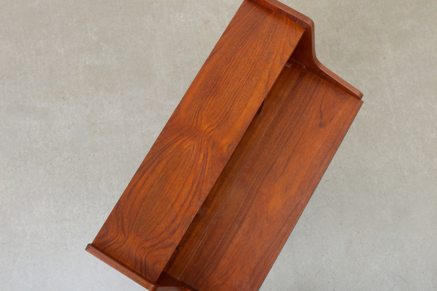 1960s secretary in teak - 102H cm