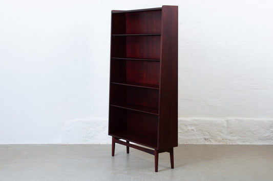 1960s stained oak bookshelf by Johannes Sorth