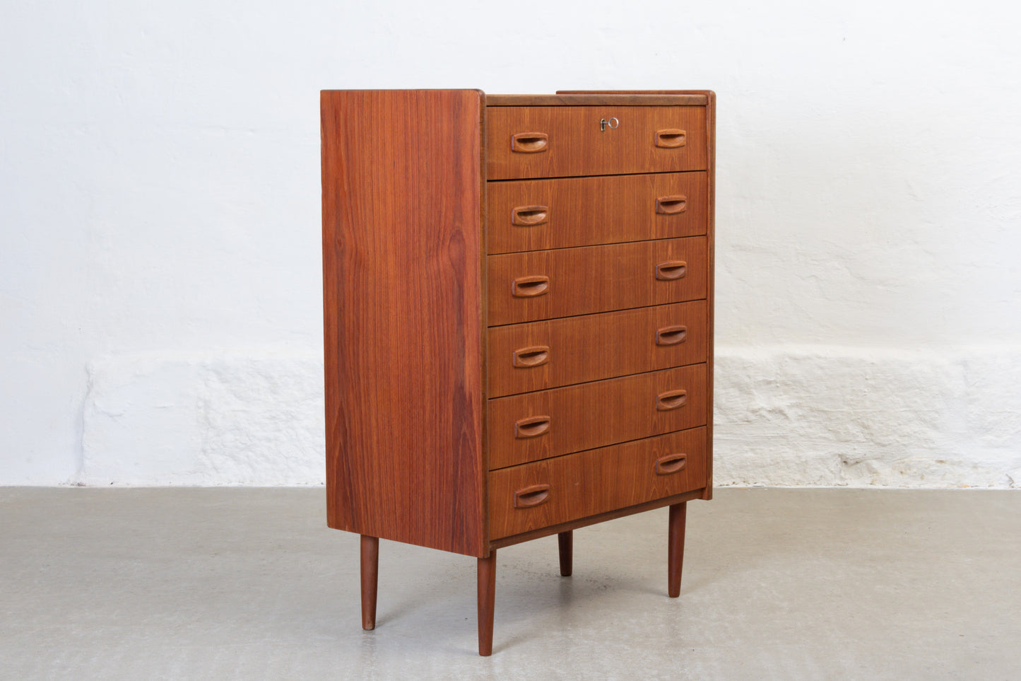 1960s teak chest of drawers