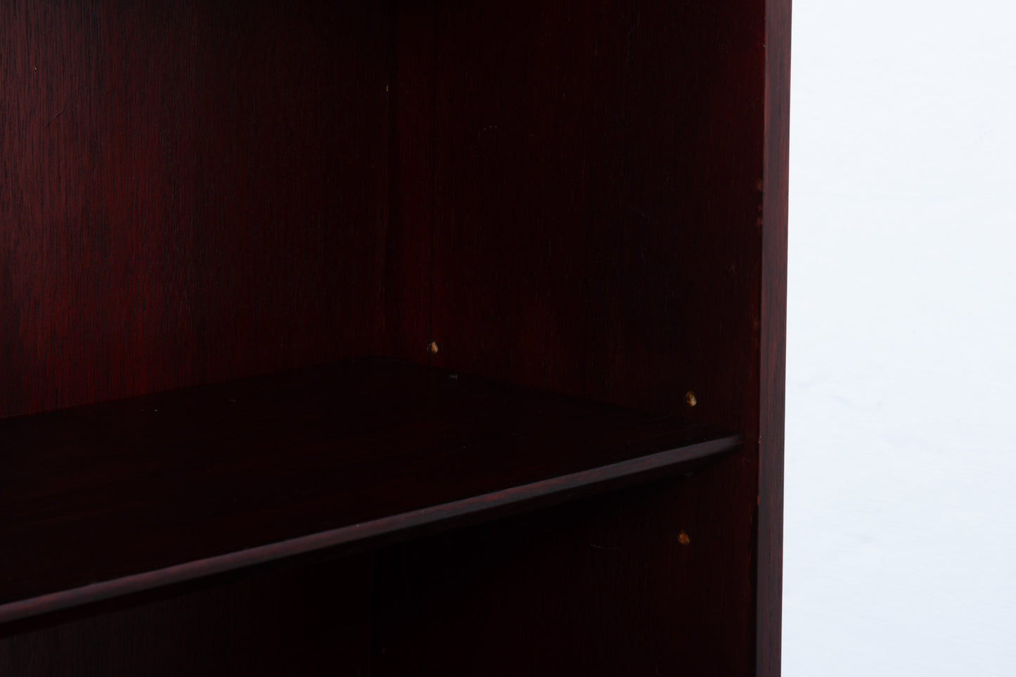 1960s stained oak bookshelf by Johannes Sorth