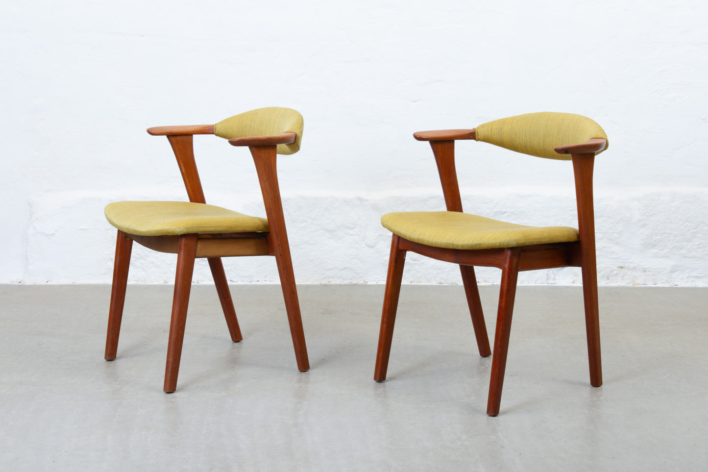 Two available: 1960s teak armchairs by Erik Kirkegaard