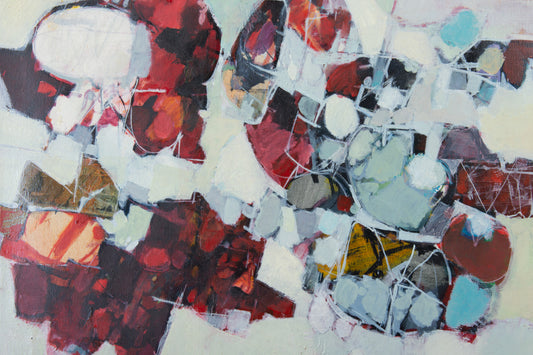 Acrylic painting by Søren Rosberg - 1968