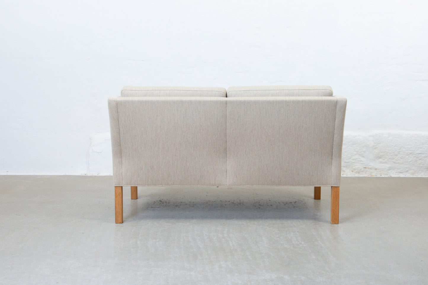 1970s 'BM 2322' two seater by Børge Mogensen