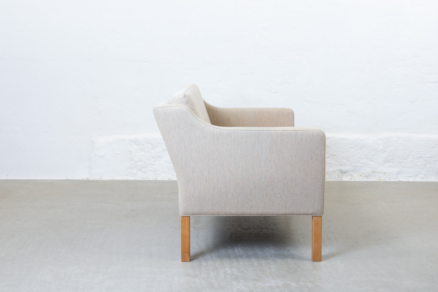 1970s 'BM 2322' two seater by Børge Mogensen