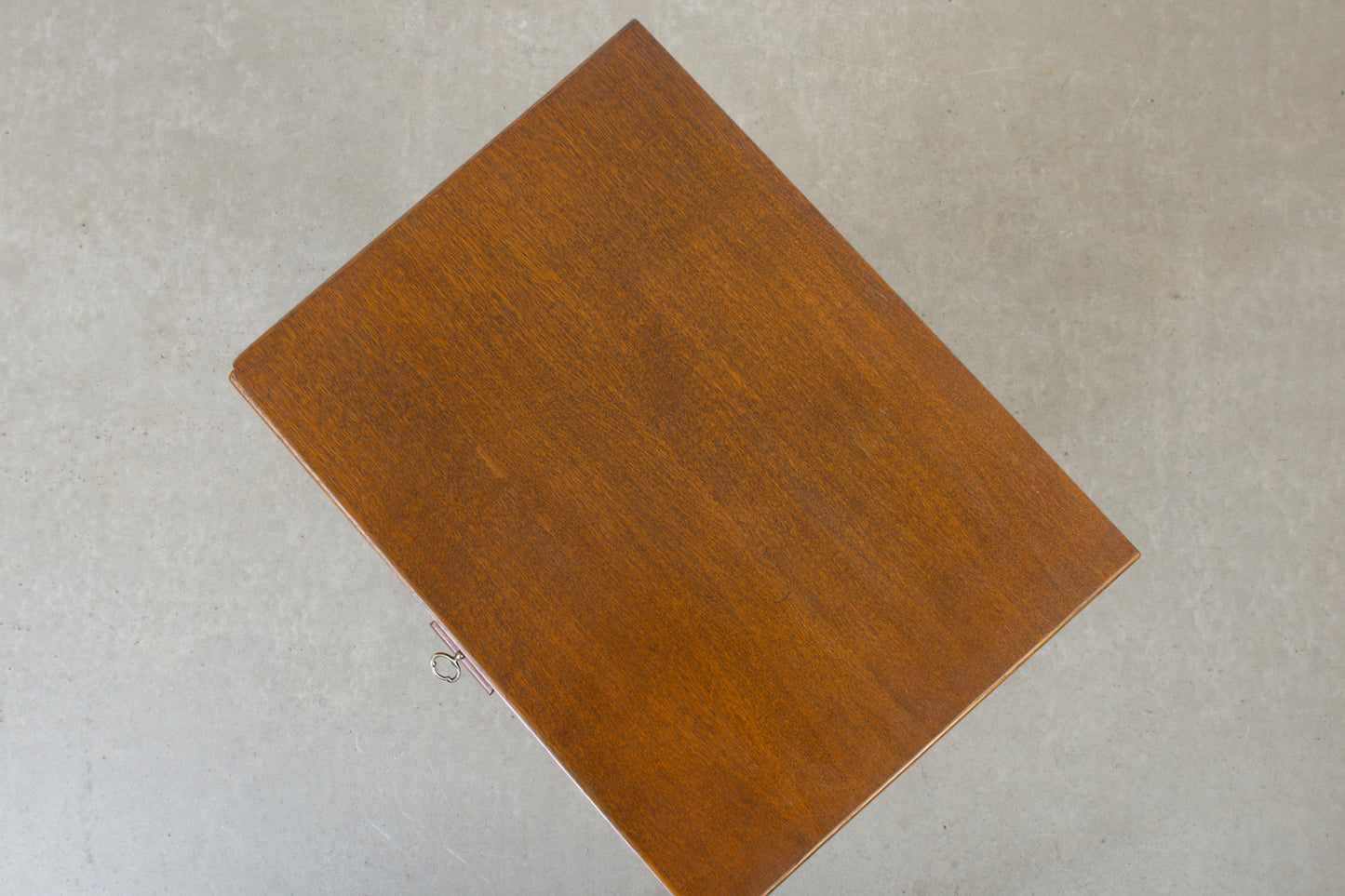 1950s archive cabinet in stained oak