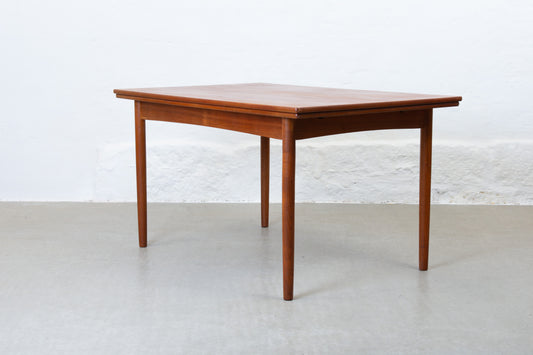 1960s extending dining table in teak - 134L cm