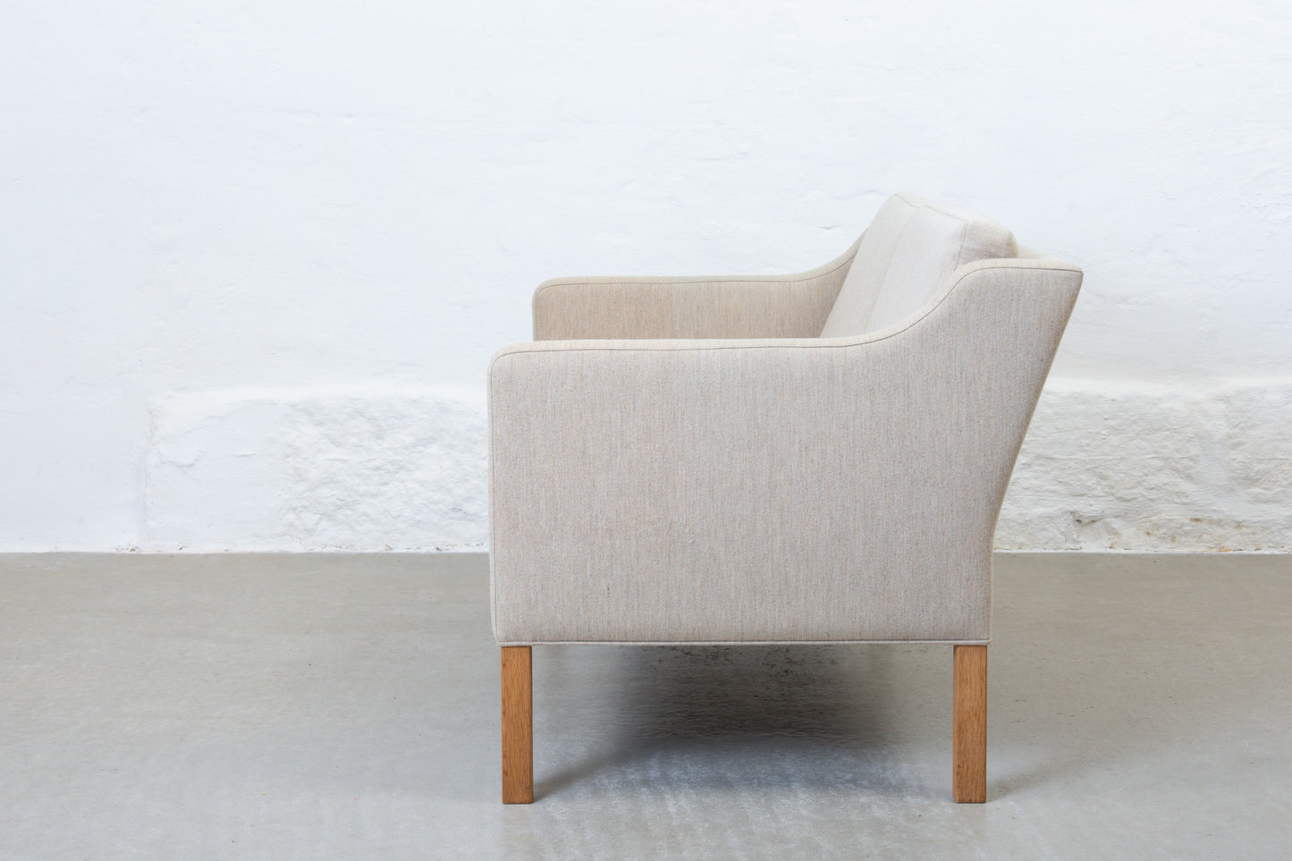 1970s 'BM 2322' two seater by Børge Mogensen no. 1