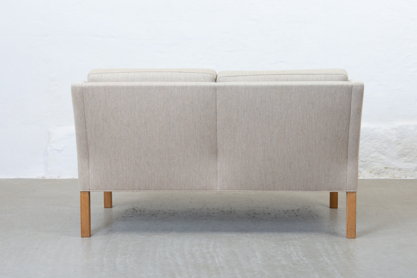 1970s 'BM 2322' two seater by Børge Mogensen no. 1