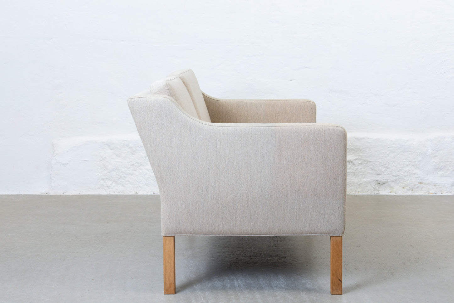 1970s 'BM 2322' two seater by Børge Mogensen no. 1