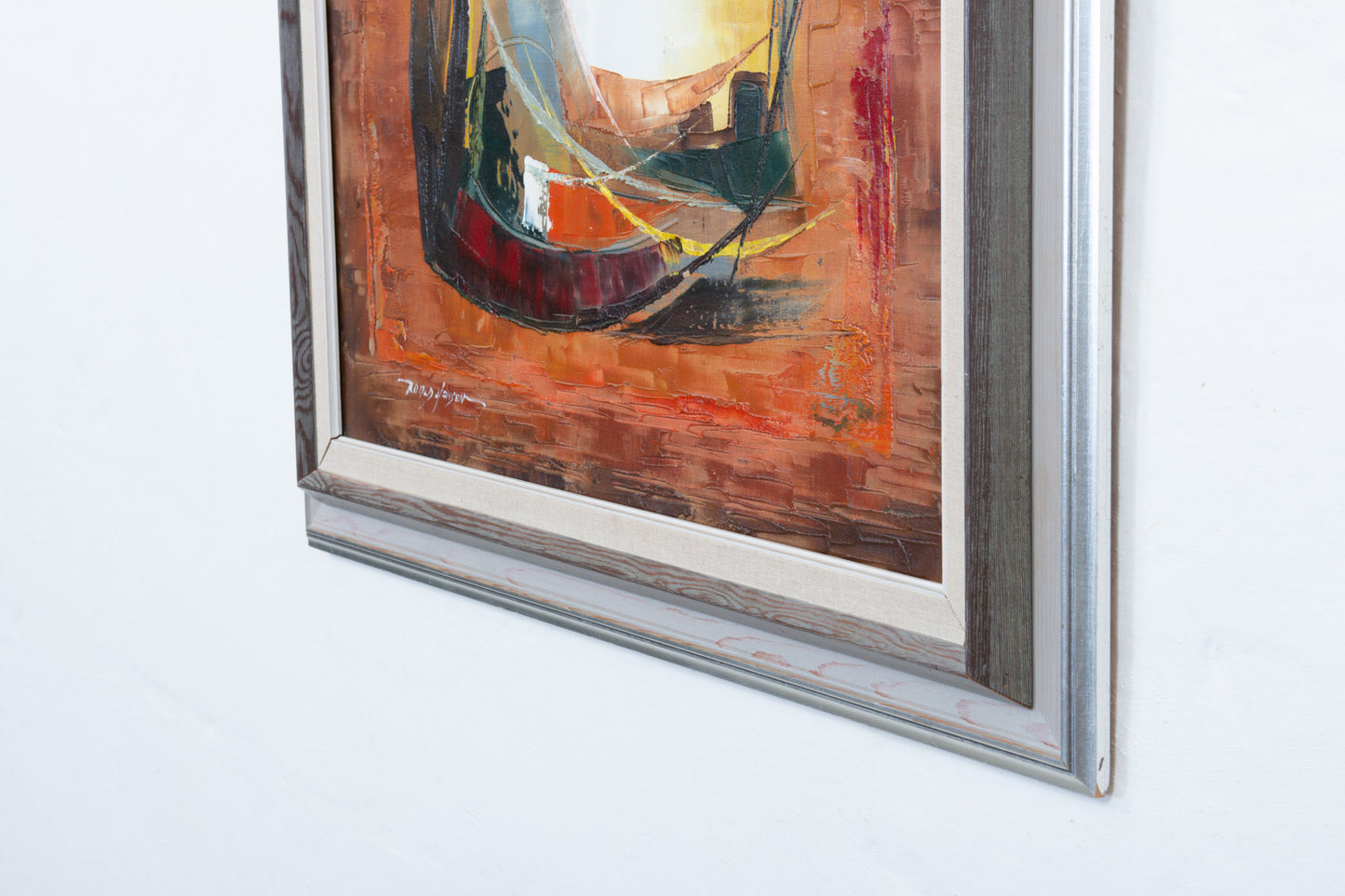 Oil painting by Roald Hansen - 88W x 78H cm