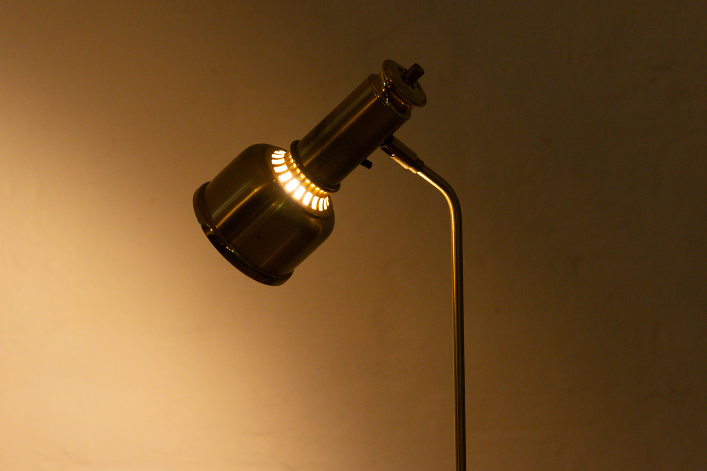 1970s brass floor lamp by Dansa Lamp