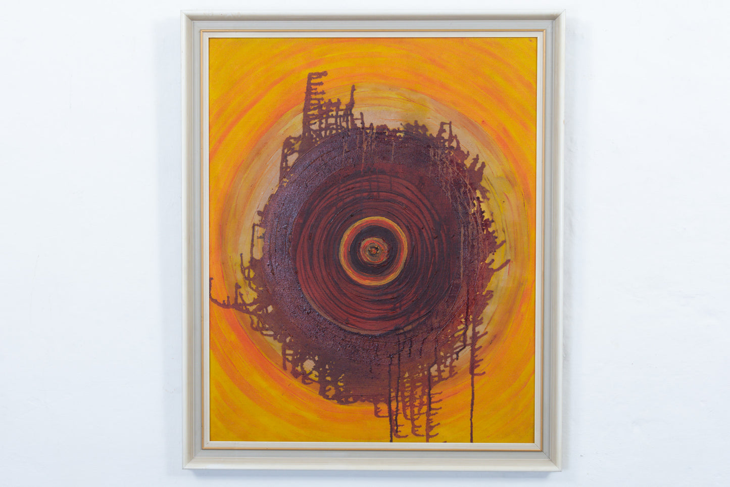 Oil painting by unknown - 74W cm