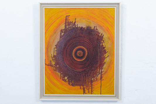 Oil painting by unknown - 74W cm