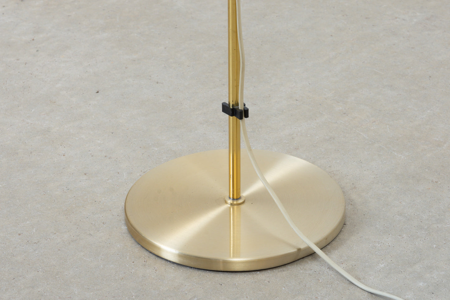 1960s height-adjustable floor lamp with shade