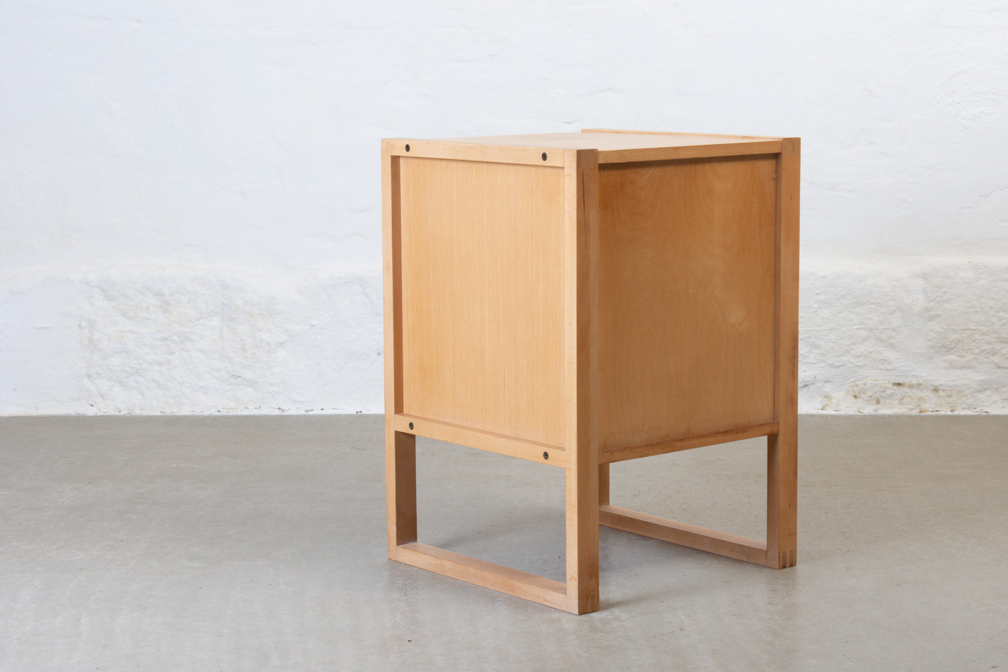 1970s low chest in beech by Kurt Østervig