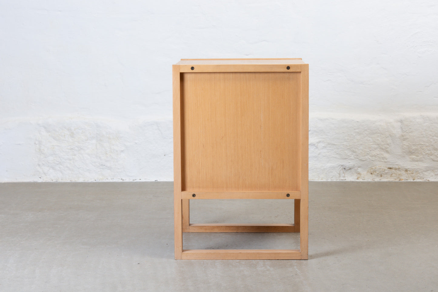 1970s low chest in beech by Kurt Østervig