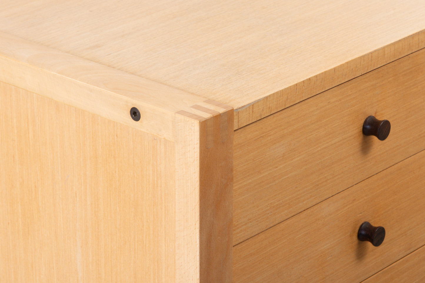 1970s low chest in beech by Kurt Østervig