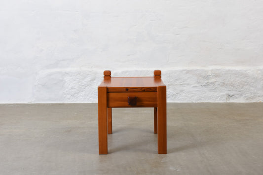 Pair of 1970s Swedish pine bedside tables