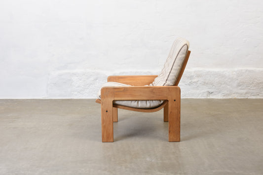 1970s low back lounger by Yngve Ekström