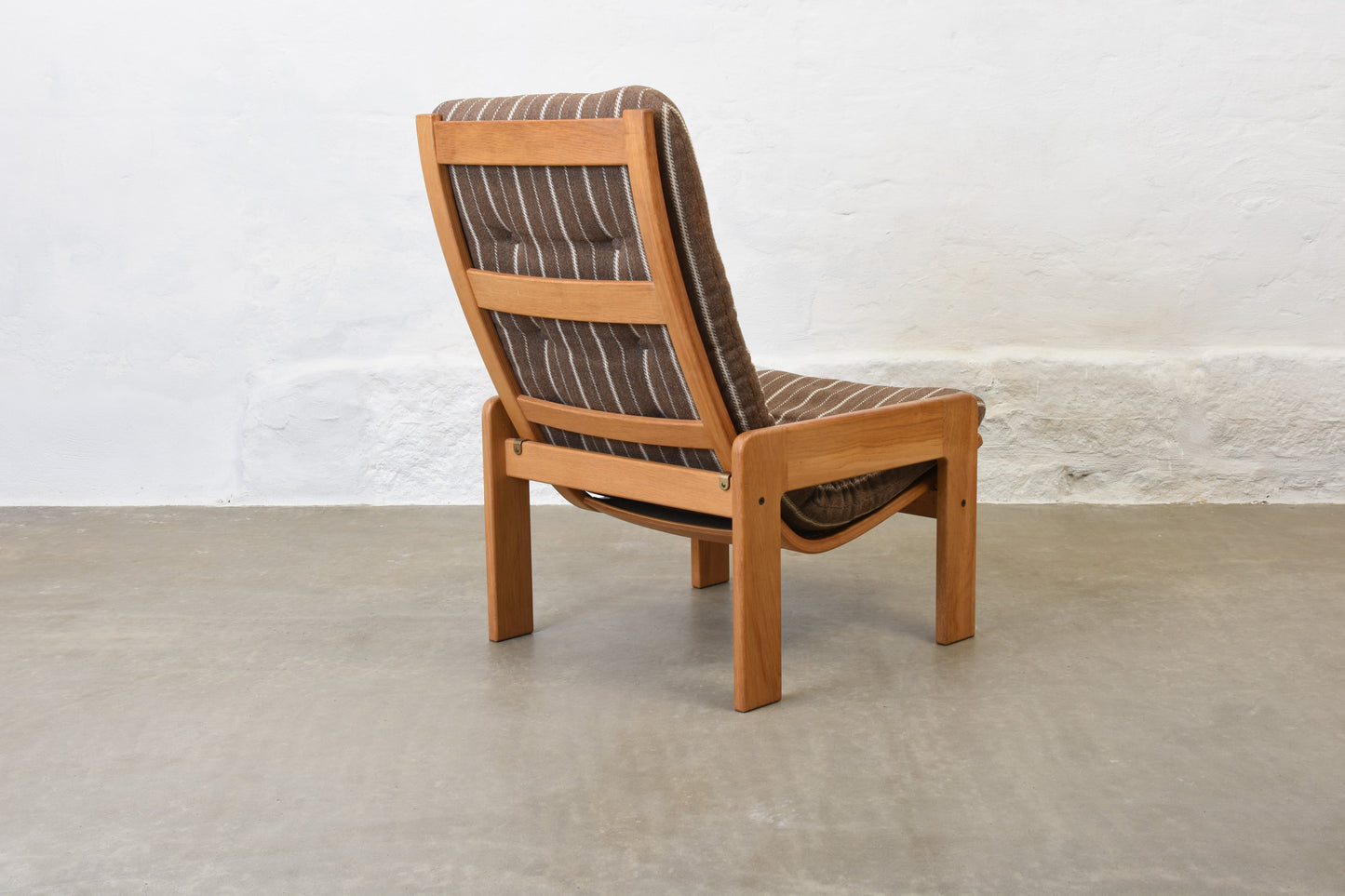 1970s high back lounger by Yngve Ekström