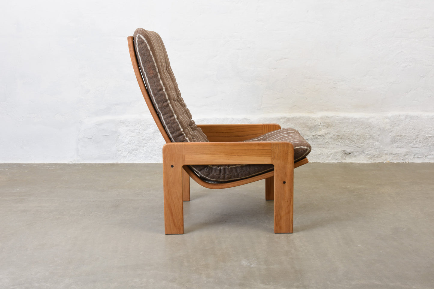 1970s high back lounger by Yngve Ekström