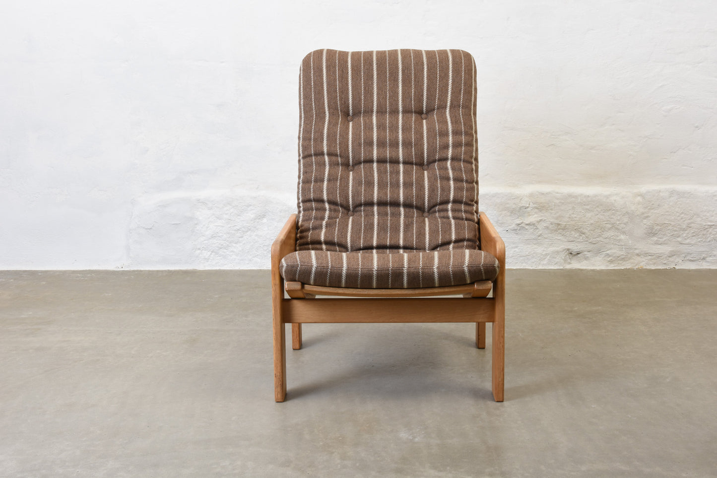 1970s high back lounger by Yngve Ekström