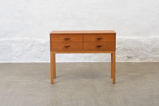 1960s Swedish teak hallway chest