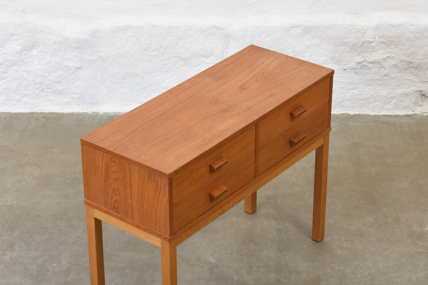 1960s Swedish teak hallway chest