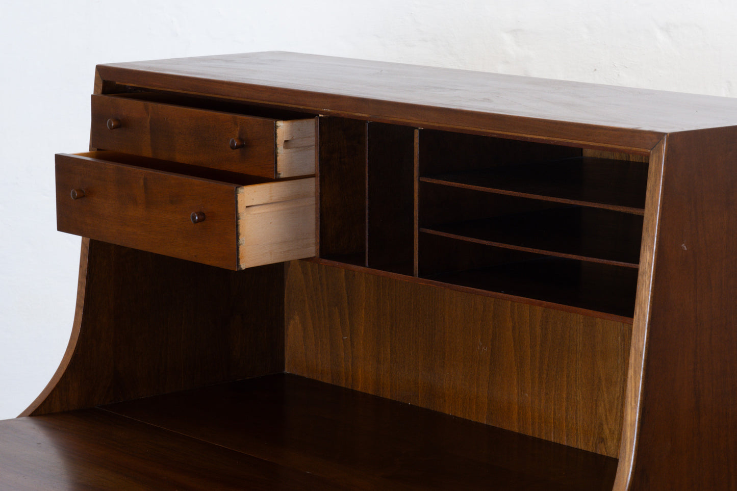 1950s secretary in walnut by Børge Mogensen