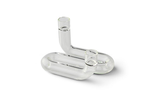 25% off: Wave candleholder by Studio About - Transparent