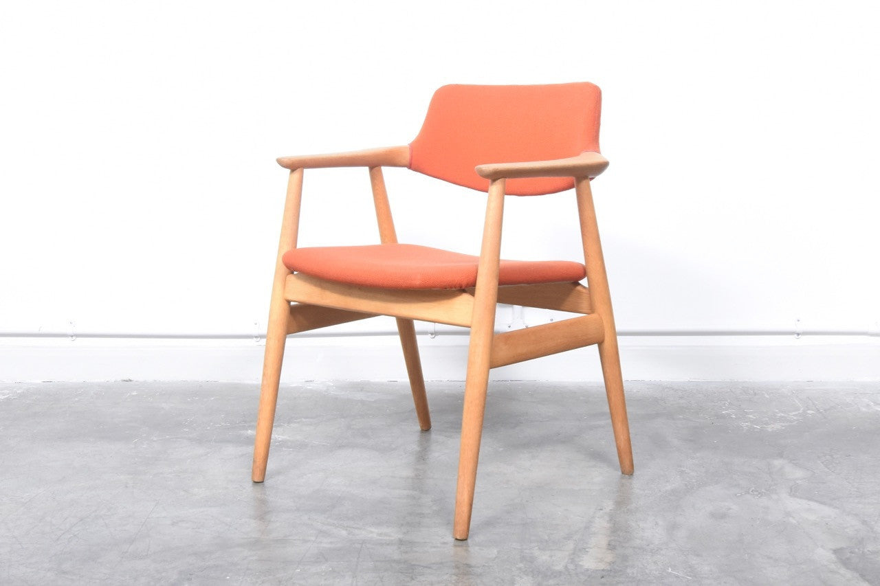 Oak desk chair by Erik Kirkegaard