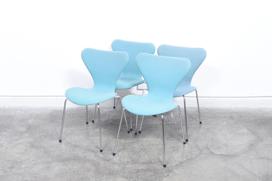 Set of four series 7 chairs by Arne Jacobsen