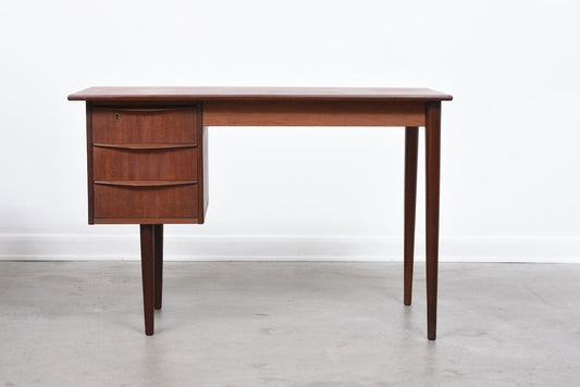 1960s teak desk with drawers