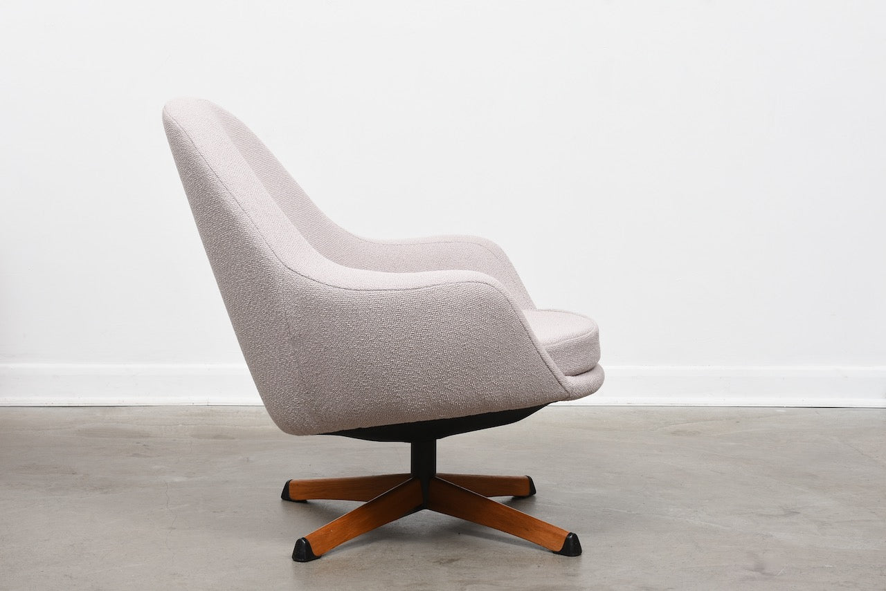 1960s Swedish swivel chair