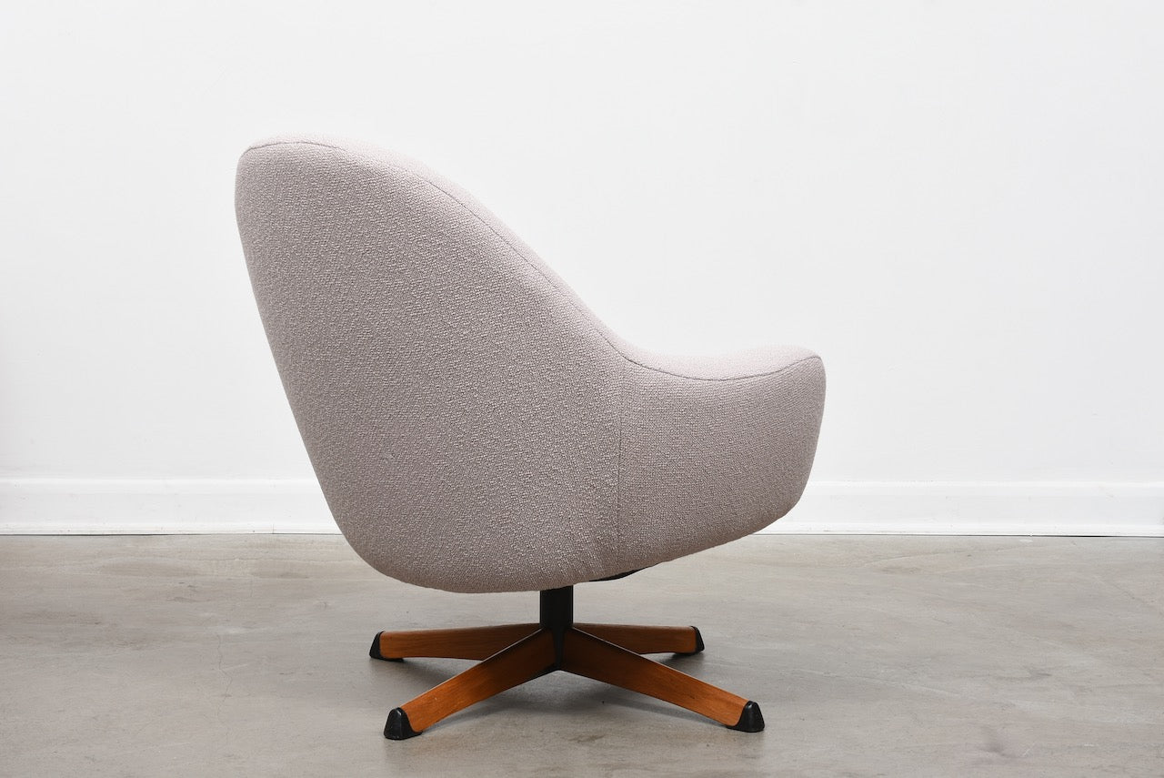 1960s Swedish swivel chair