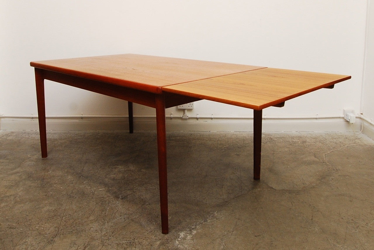 Teak dining table by Henning Kjœrnulf for Vejle Stolefabrik