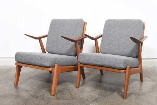 Teak lounge chairs by H. Brockmann Petersen