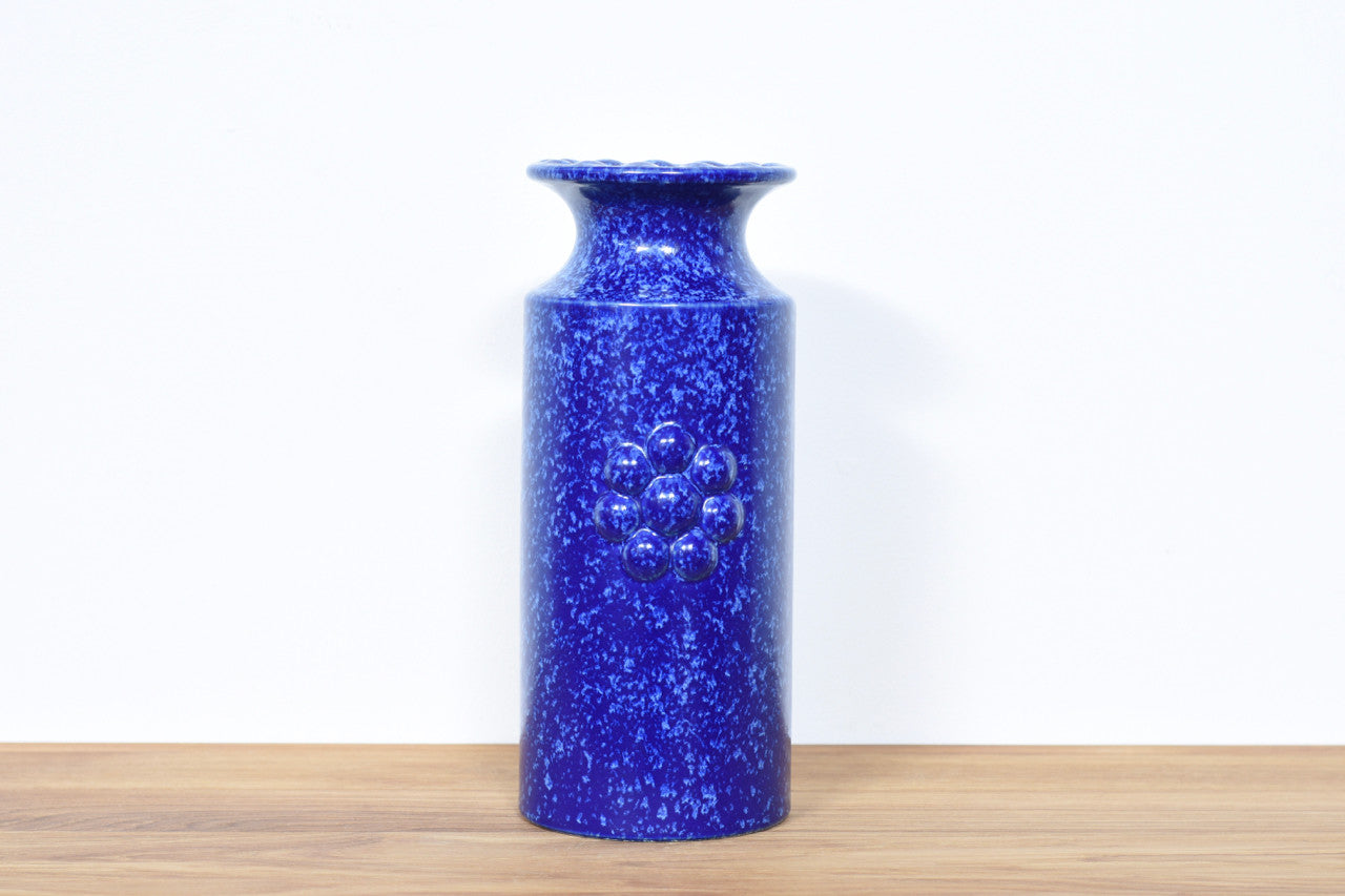 Large blue vase by Gustavsberg