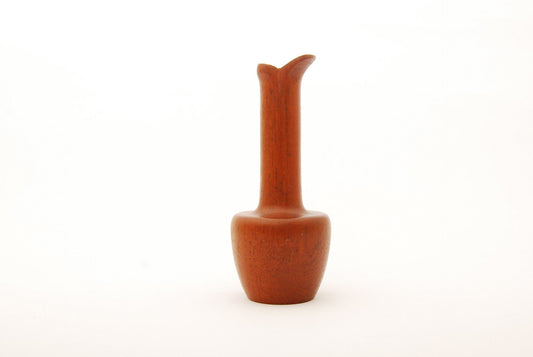 Teak vase