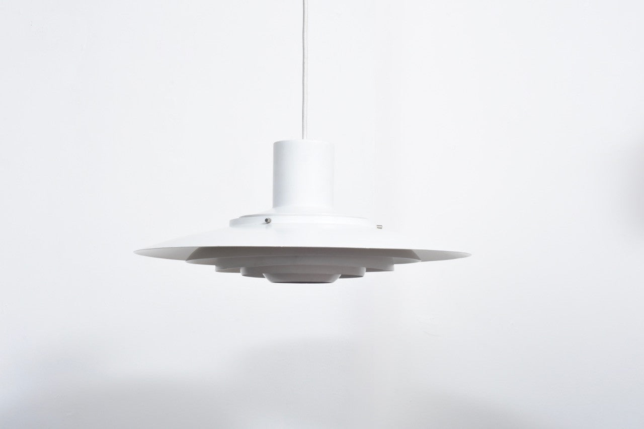 White 'P376' ceiling light by Kastholm & Fabricius