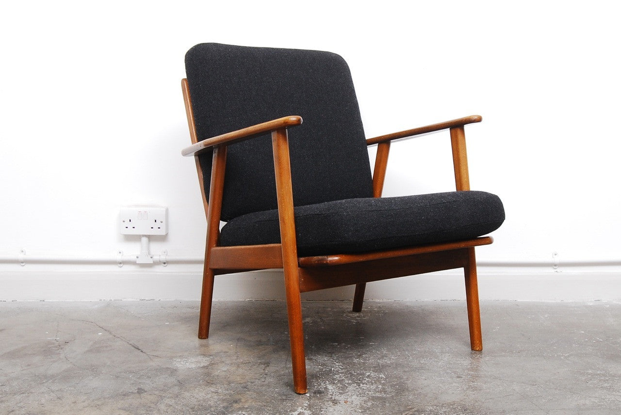 Beech framed lounge chair – CHASE & SORENSEN