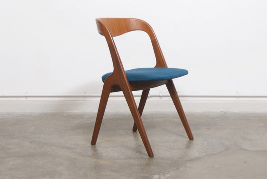 Set of six teak dining chairs by Vamo Mobelfabrik