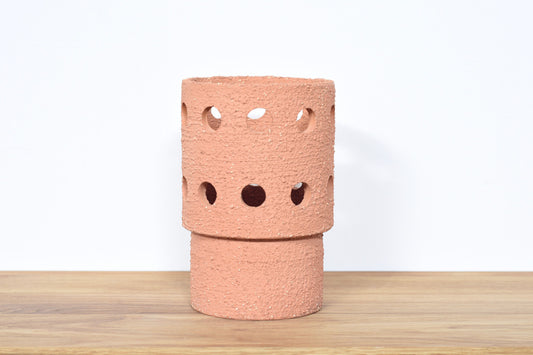 Pillar candle holder by Upsala-Ekeby