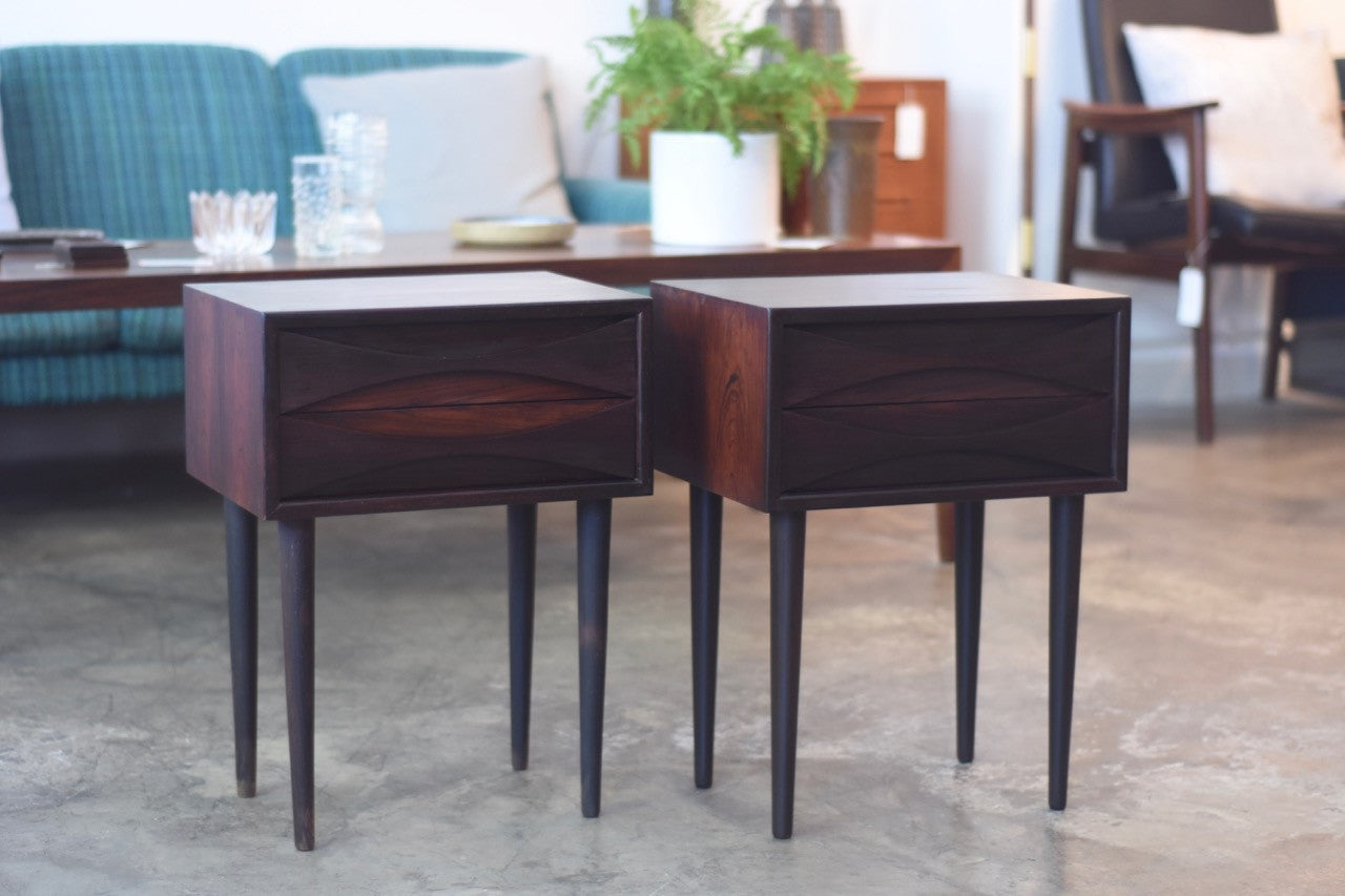 Just in: Rosewood bedside tables by Arne Vodder