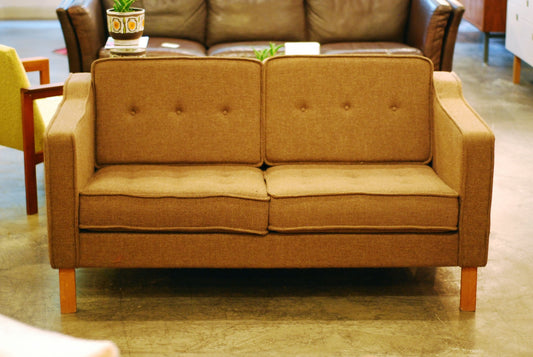 Two seat wool sofa